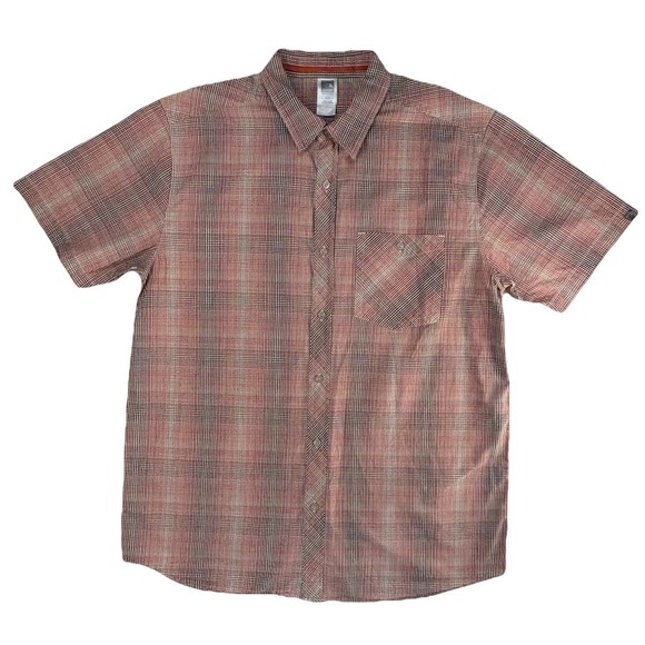 The North Face Other - The North Face Men's Button-Up Plaid Shirt Size XL Red Gray White